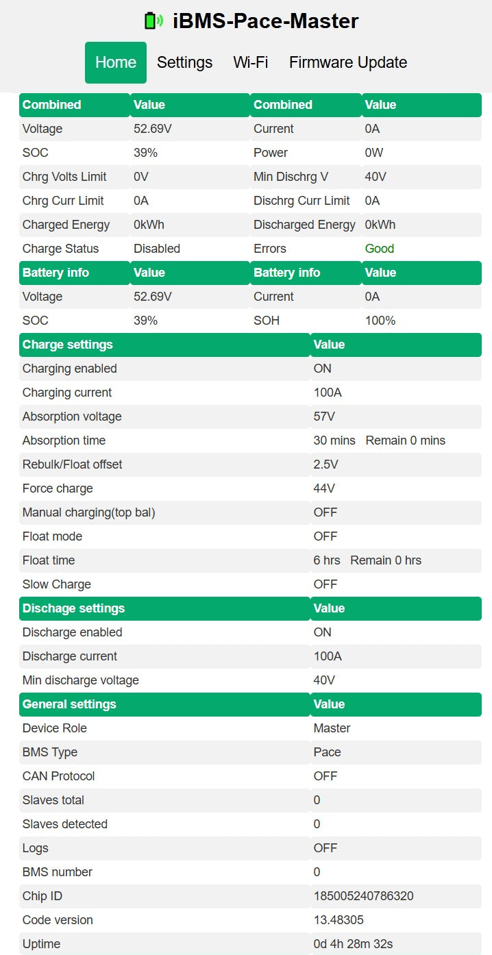 iBMS for Pace BMS (Early Access)
